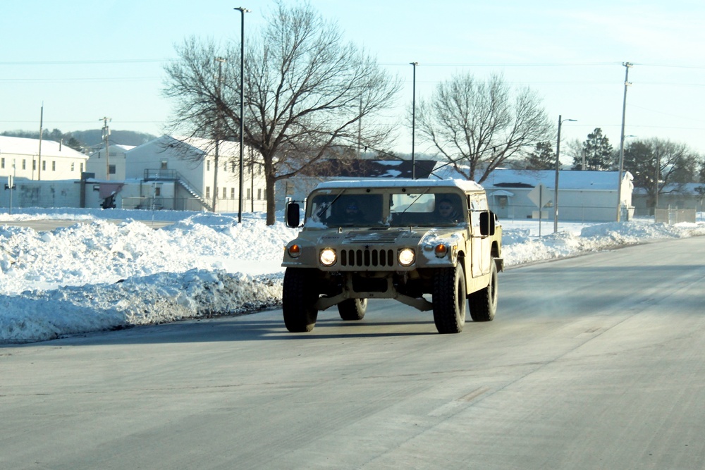 January 2024 training operations at Fort McCoy