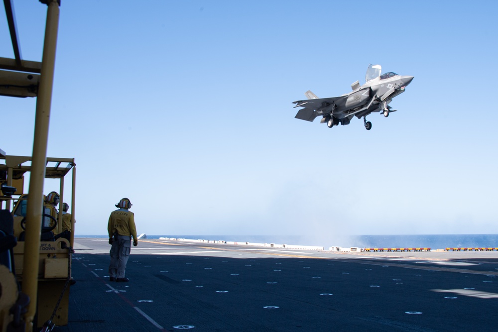 USS America (LHA 6) Conducts Flight Operations