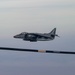 U.S. Marine Corps AV-8B Harriers refuel in CENTCOM AOR