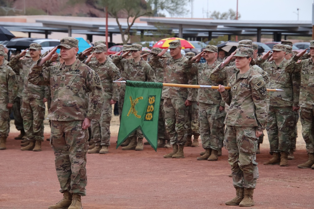 856th Military Police Company Deploys