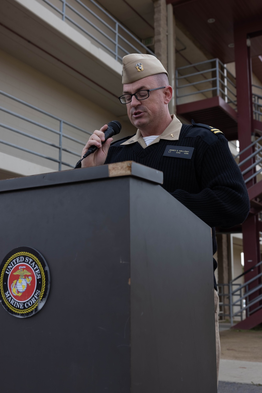 1st LAR Bn. dedicates command post to fallen Marine