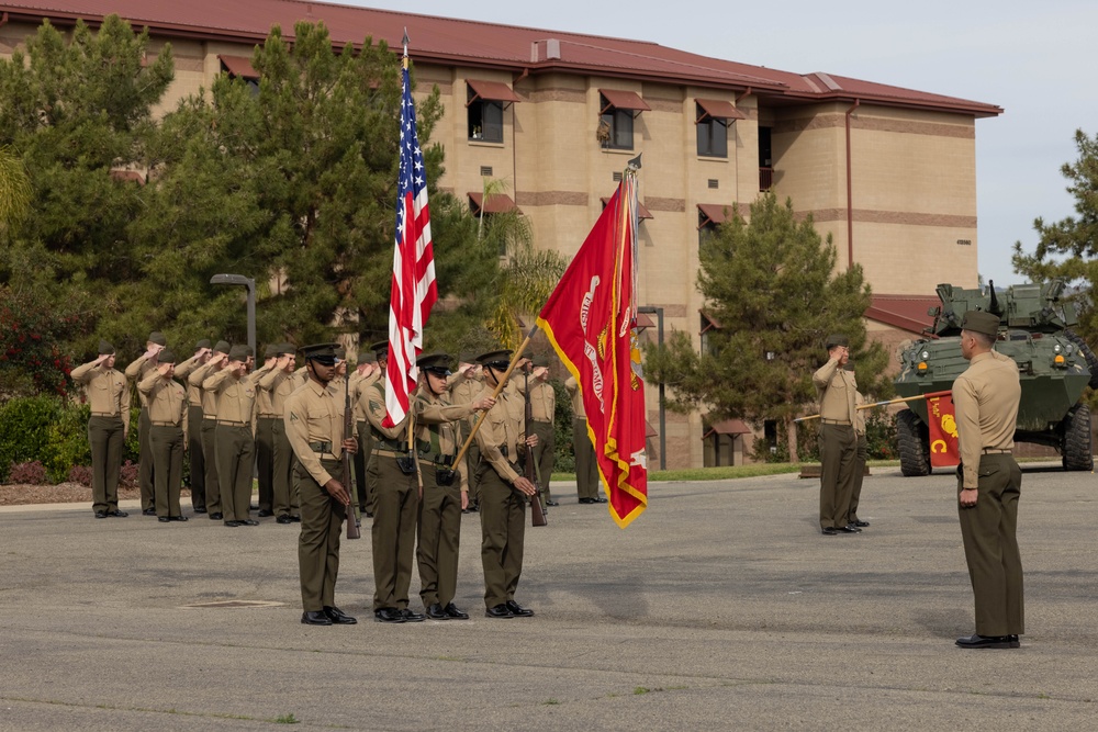 1st LAR Bn. dedicates command post to fallen Marine