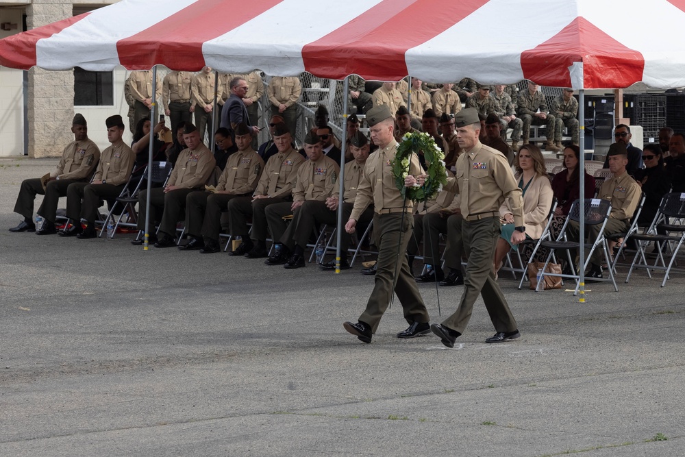 1st LAR Bn. dedicates command post to fallen Marine