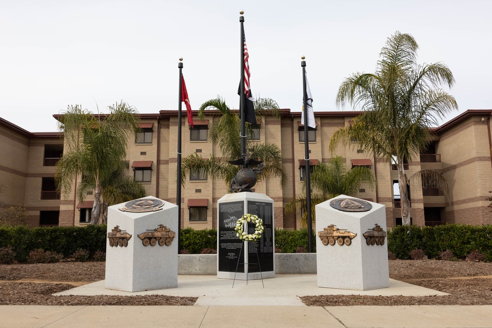 1st LAR Bn. dedicates command post to fallen Marine