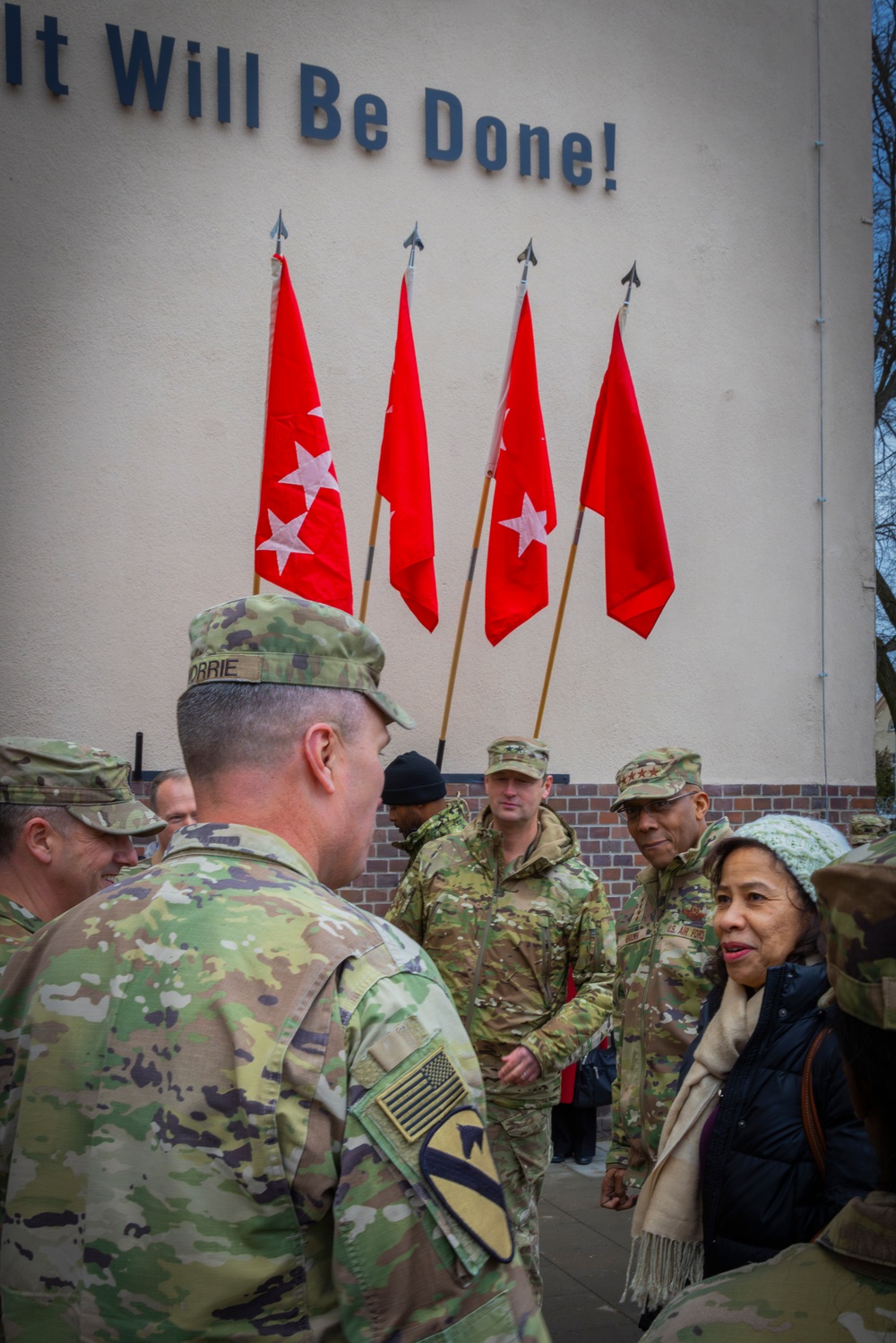 Chairman Of The Joint Chiefs Of Staff Visits Camp Kosciuszko