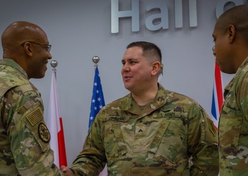 Chairman Of The Joint Chiefs Of Staff Visits Camp Kosciuszko