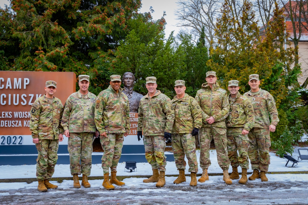 Chairman Of The Joint Chiefs Of Staff Visits Camp Kosciuszko