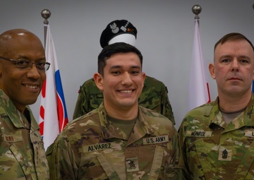 Chairman Of The Joint Chiefs Of Staff Visits Camp Kosciuszko