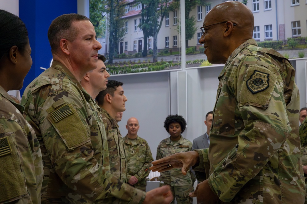 Chairman Of The Joint Chiefs Of Staff Visits Camp Kosciuszko