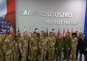 Chairman Of The Joint Chiefs Of Staff Visits Camp Kosciuszko