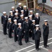 Abraham Lincoln hosts a burial-at-sea ceremony