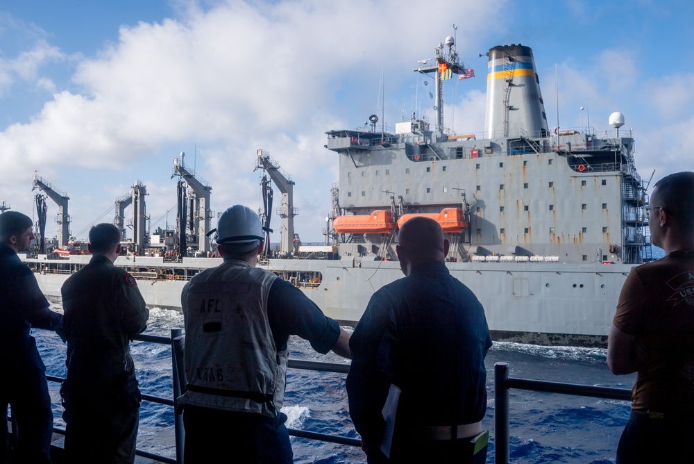 USS America Conducts Replenishment-at-Sea with USNS John Ericsson