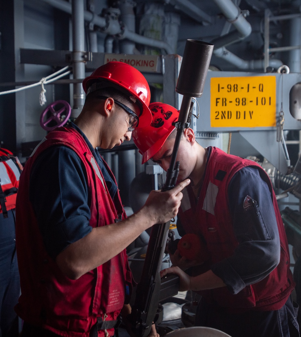 USS America Conducts a Replenishment-at-Sea with the USNS John Ericsson