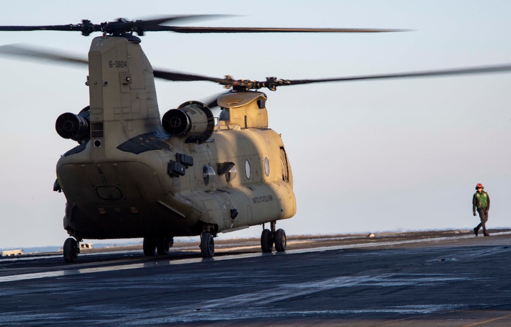 USS Carl Vinson (CVN 70) Conducts Bilateral Exercise with United States Army