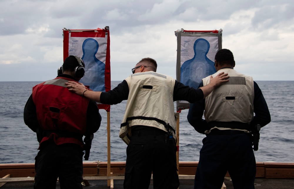 USS Carl Vinson (CVN 70) Conducts a Live-fire Exercise