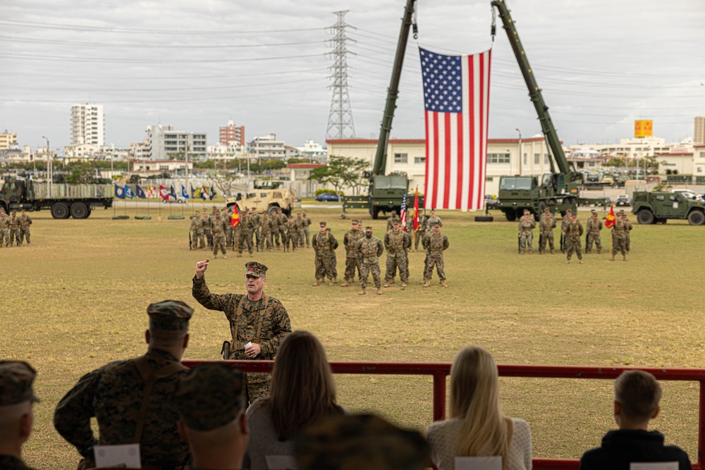 3rd Landing Support Battalion Relief and Appointment Ceremony