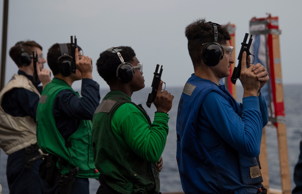 USS Carl Vinson (CVN 70) Conducts a Live-fire Exercise
