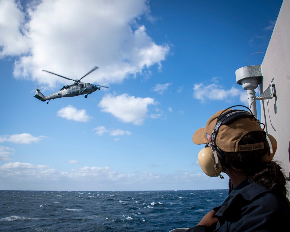 USS Carl Vinson (CVN 70) Stands Watch