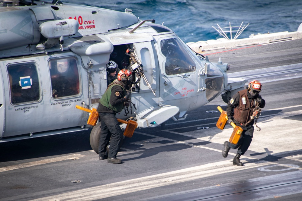 USS Carl Vinson (CVN 70) Conducts Flight Operations