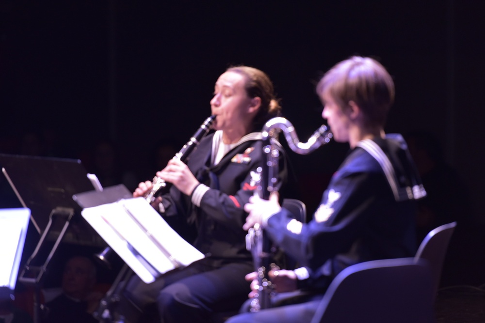 U.S. Naval Forces Europe and Africa Band Concert at Teatro De Lise