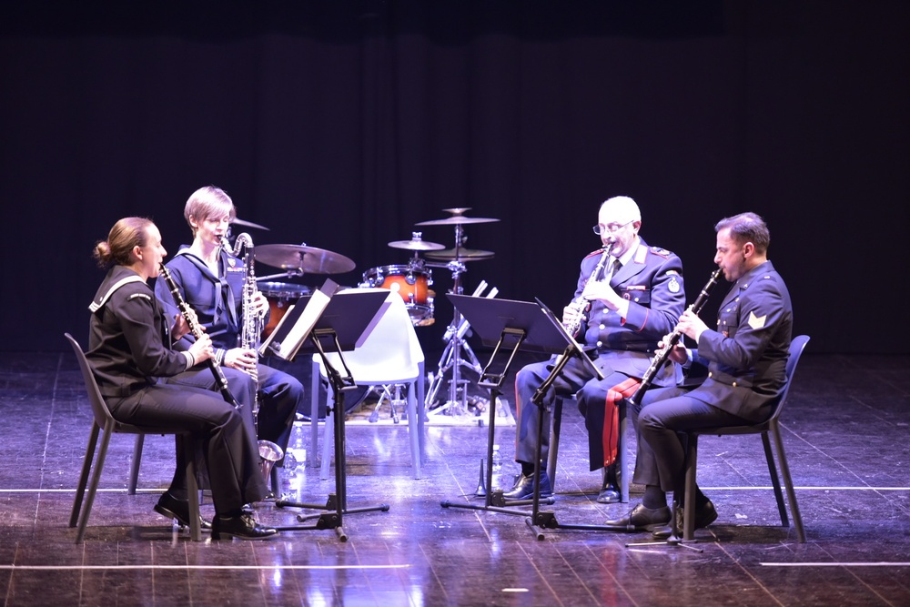 U.S. Naval Forces Europe and Africa Band Concert at Teatro De Lise