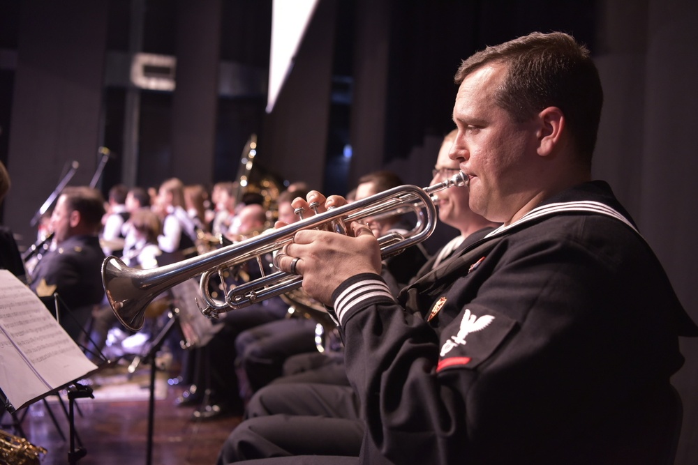 U.S. Naval Forces Europe and Africa Band Concert at Teatro De Lise