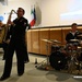 U.S. Naval Forces Europe and Africa Band’s Brass Band, Topside performs at the Naples Observatory.