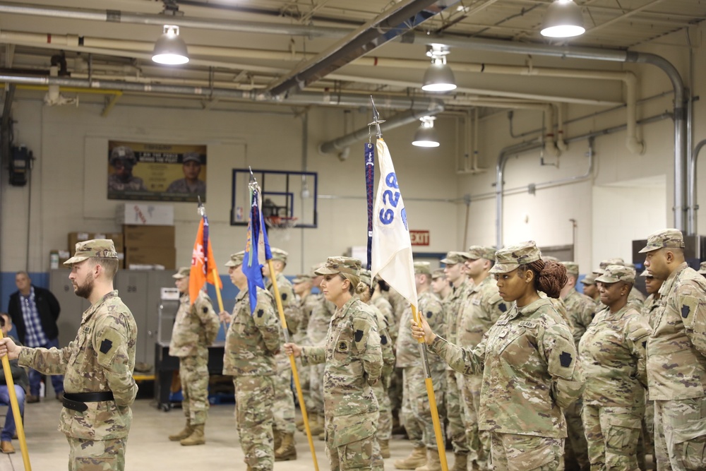 628th ASB Change of responsibility ceremony