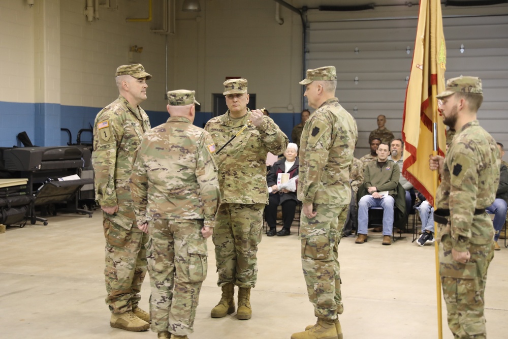 628th ASB Change of responsibility ceremony