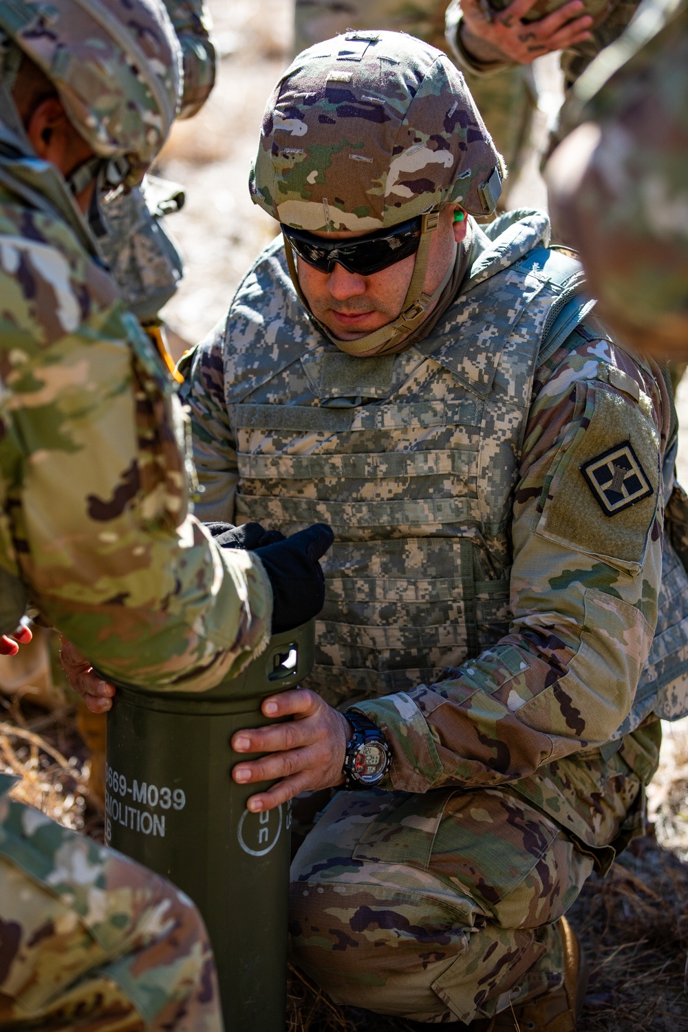 Engineers Conduct Explosive Breaching, Route Clearance Training at Camp Blanding