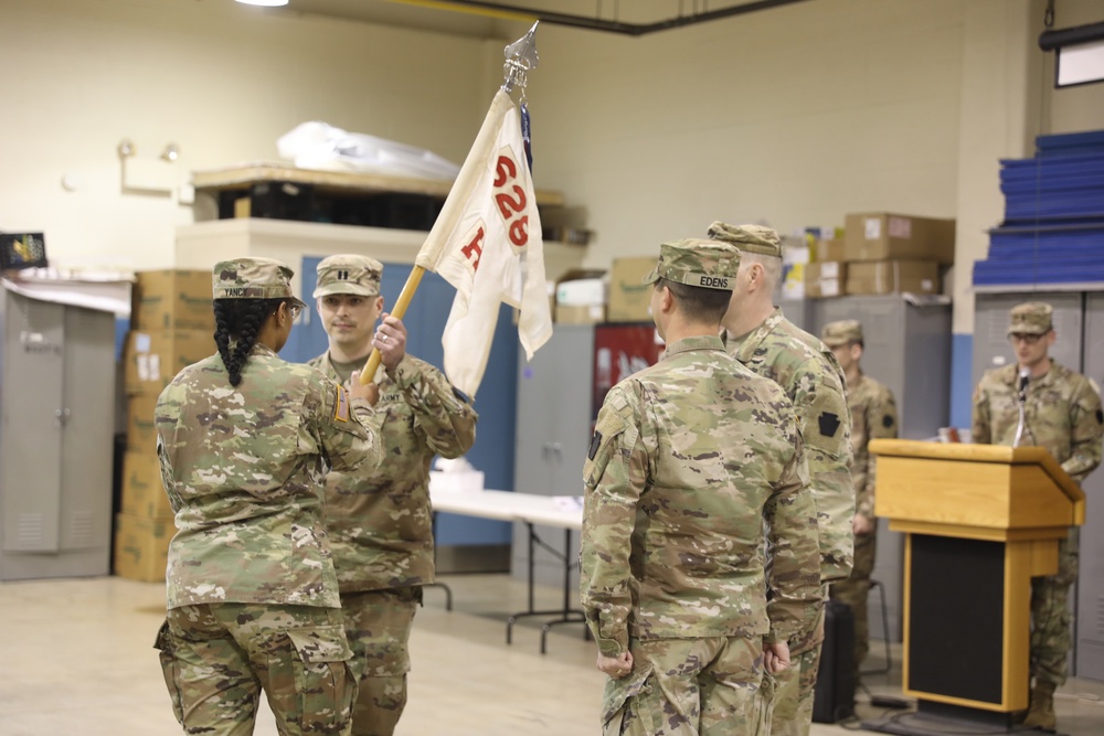 628th ASB HSC Change of command ceremony