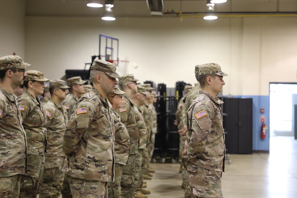 628th ASB HSC Change of command ceremony