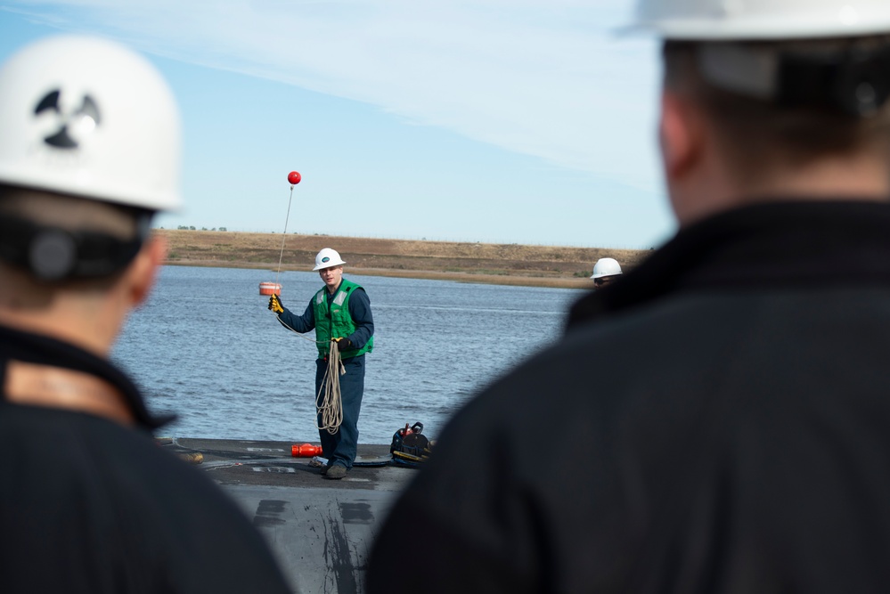 USS Alaska Returns to Kings Bay