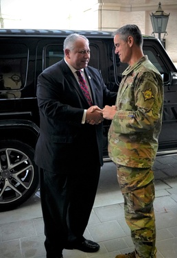 U.S. Secretary of the Navy visits USEUCOM headquarters