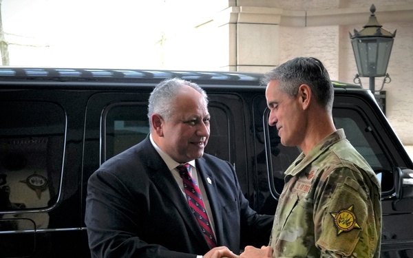 U.S. Secretary of the Navy visits USEUCOM headquarters