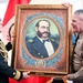 Peruvian Dignitaries present Historic Portrait to the Inter-American Defense College