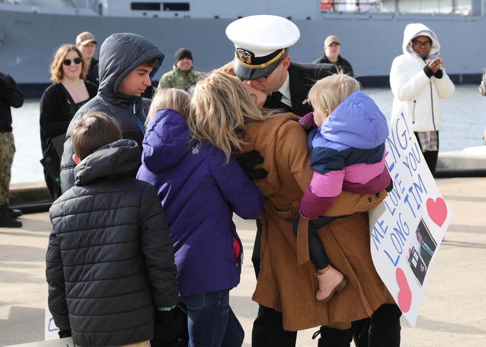 USS Normandy Returns Home to Norfolk, VA