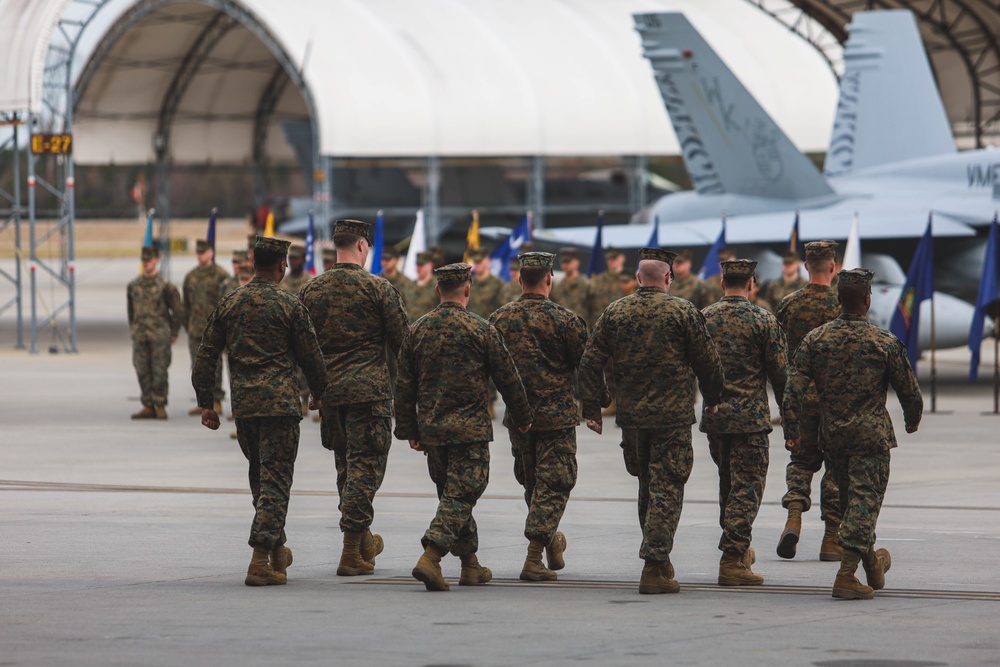 Marine All Weather Fighter Attack Squadron 224 Change of Command