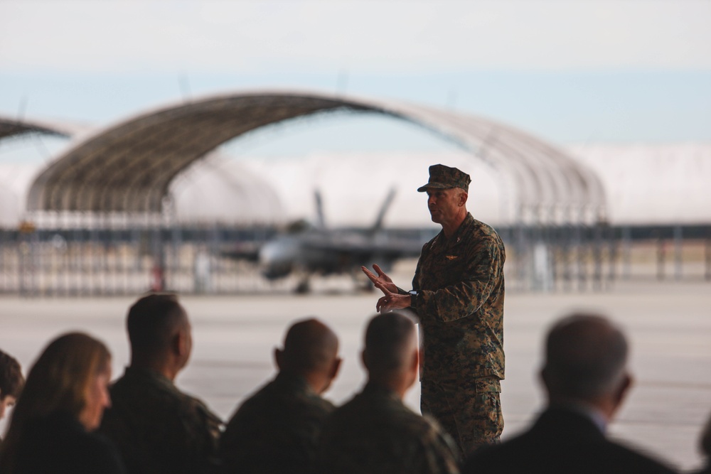 Marine All Weather Fighter Attack Squadron 224 Change of Command