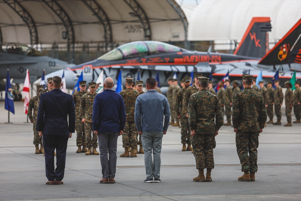 Marine All Weather Fighter Attack Squadron 224 Change of Command