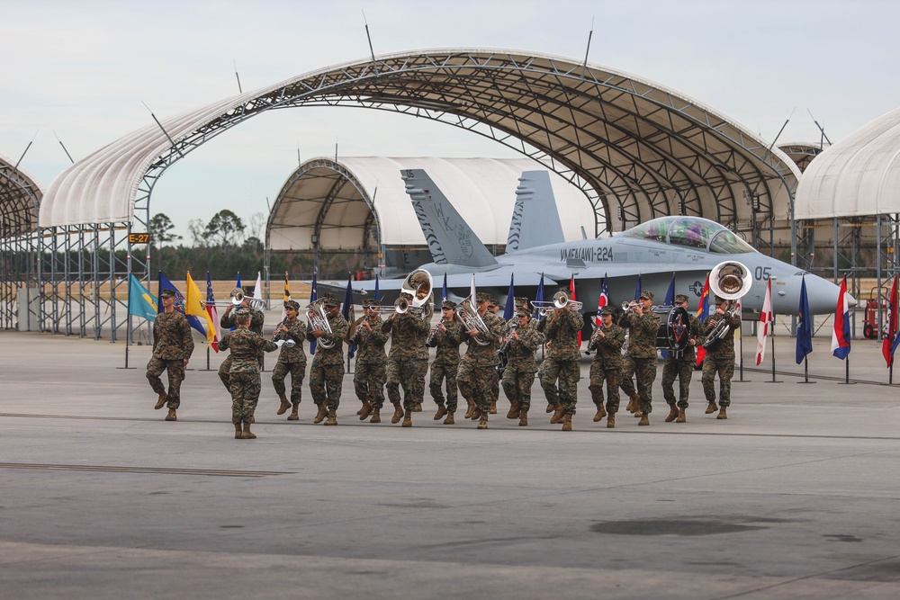 Marine All Weather Fighter Attack Squadron 224 Change of Command