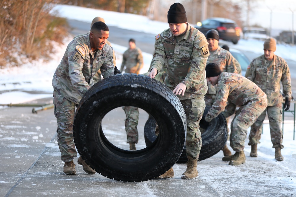 16th sustainment brigade staff PT