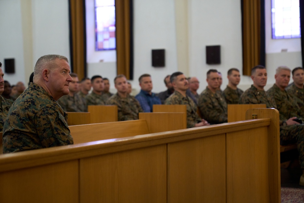 Secretary of the Navy Carlos Del Toro visits Panzer Kaserne