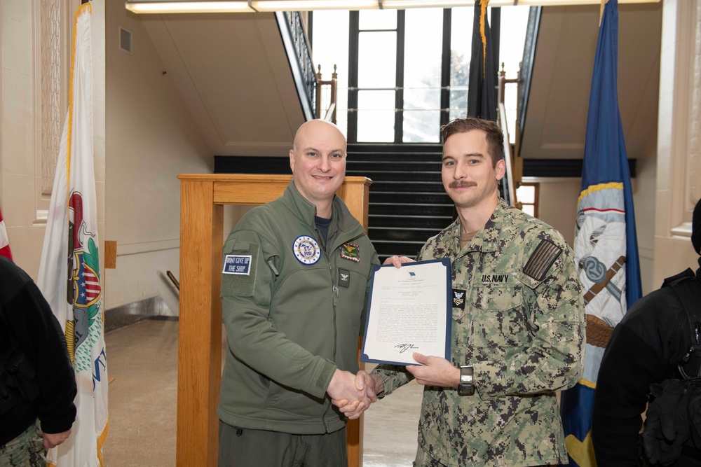 NSGL, Tenant Command Sailors Receive Navy League SOY Awards