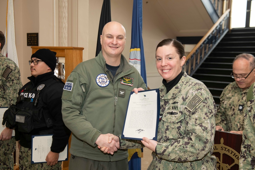 NSGL, Tenant Command Sailors Receive Navy League SOY Awards