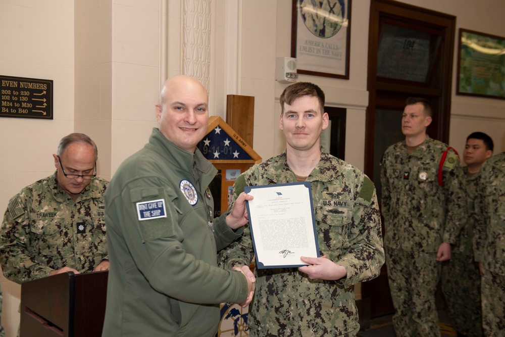 NSGL, Tenant Command Sailors Receive Navy League SOY Awards