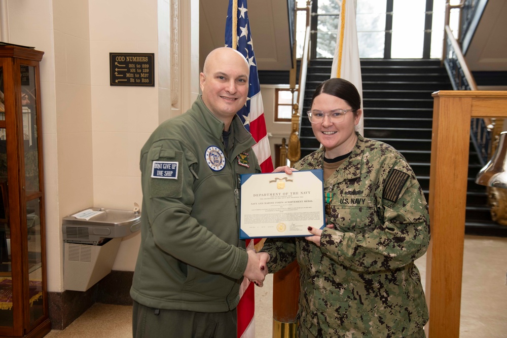 NSGL, Tenant Command Sailors Receive Navy League SOY Awards