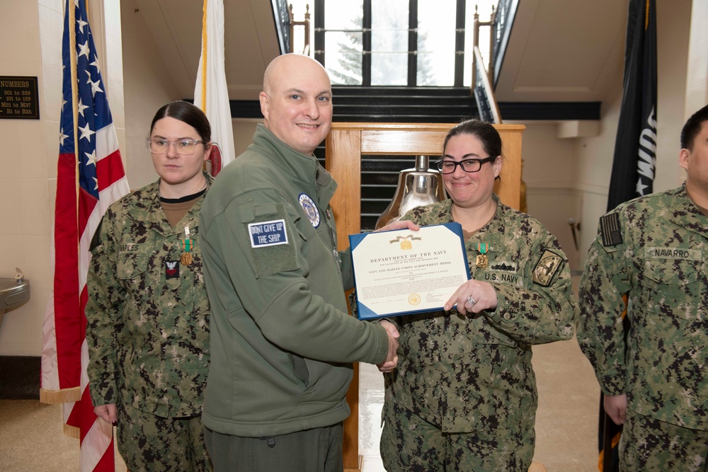 NSGL, Tenant Command Sailors Receive Navy League SOY Awards