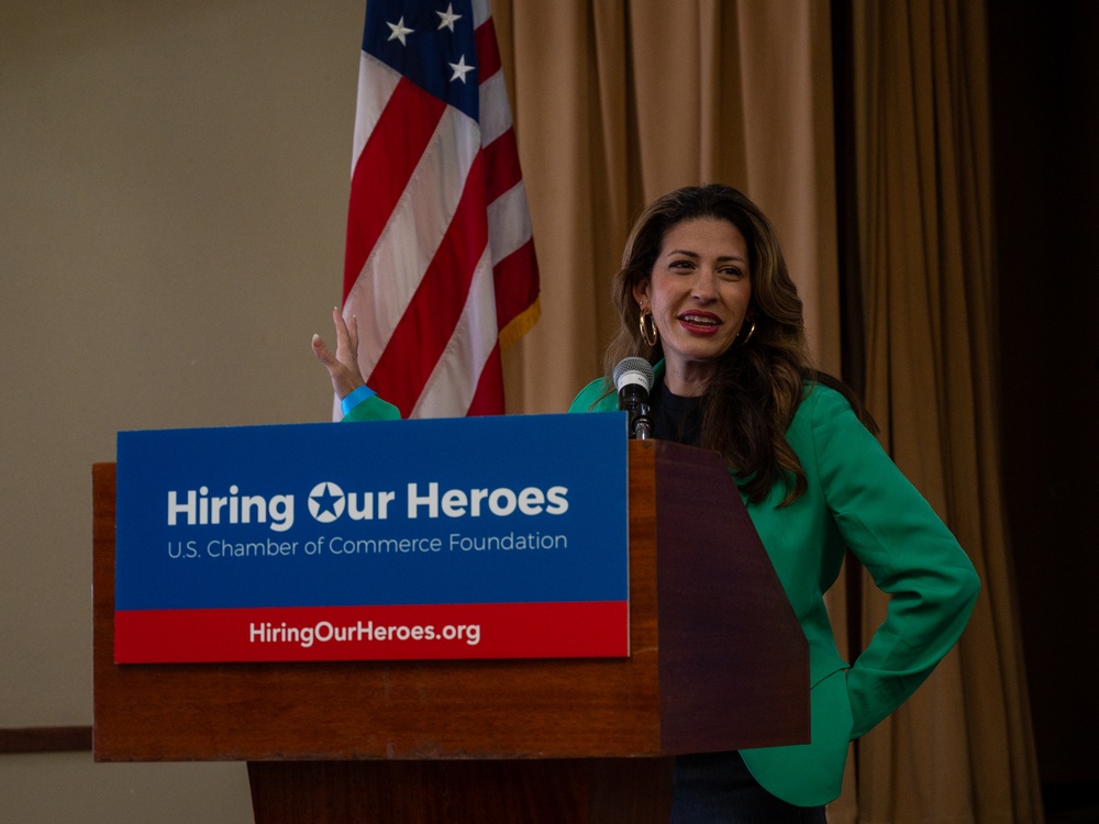 Luke Hosts Hiring our Heroes Event