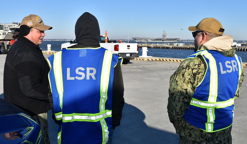 NAVSUP FLC Norfolk Supports USS Gerald R. Ford Homecoming